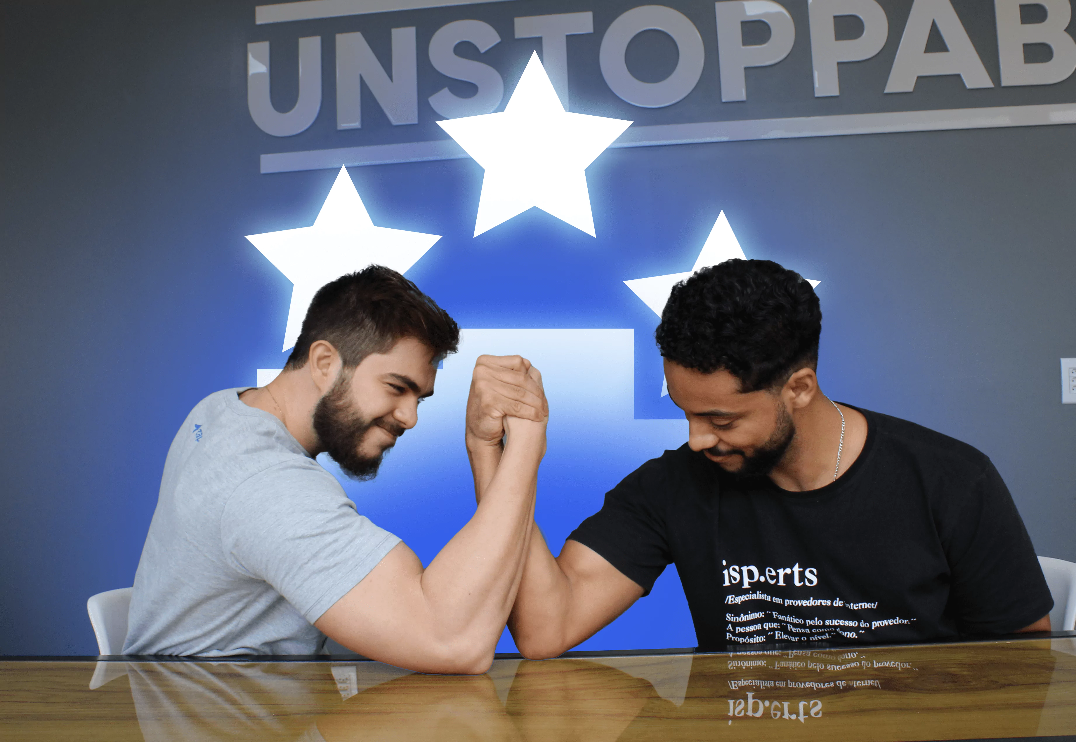 Pessoas de um provedor de internet 