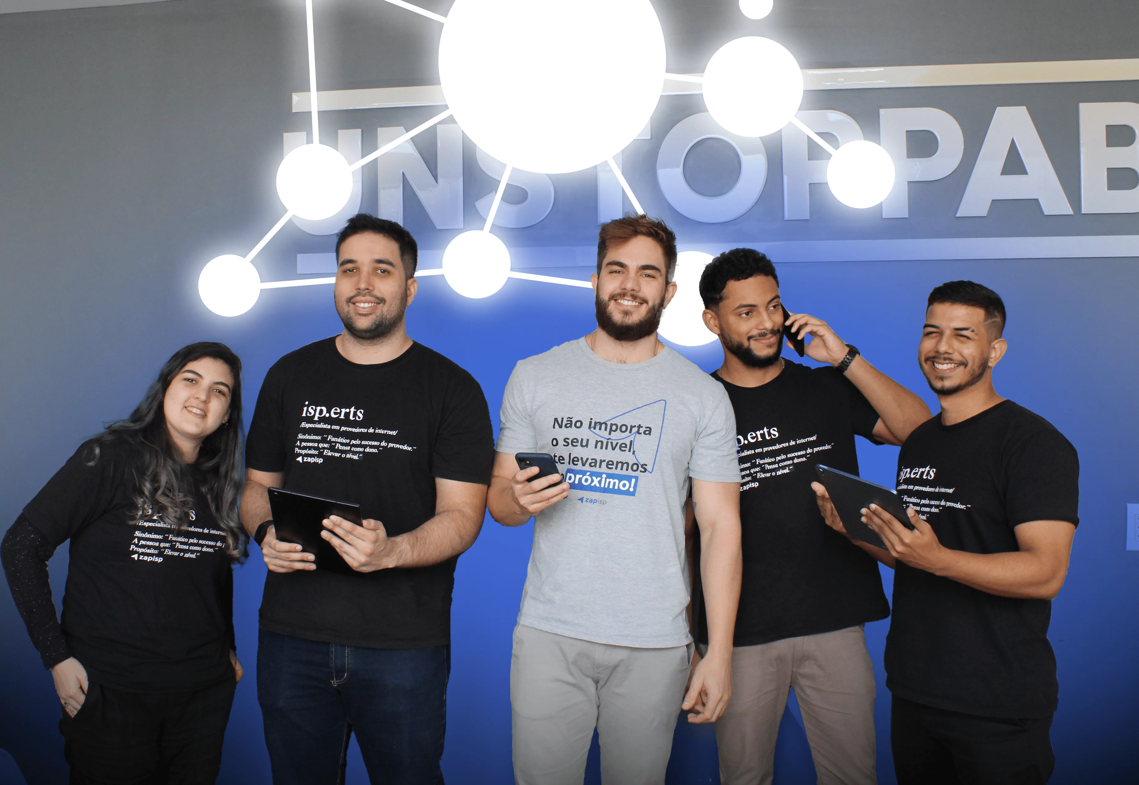 Ilsutrando comunidade para provedores de internet